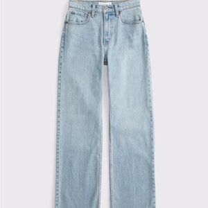 Abercrombie & Fitch Sky Blue Straight Leg Jeans